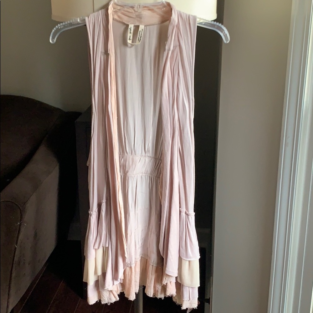 Free People sleeveless cardigan